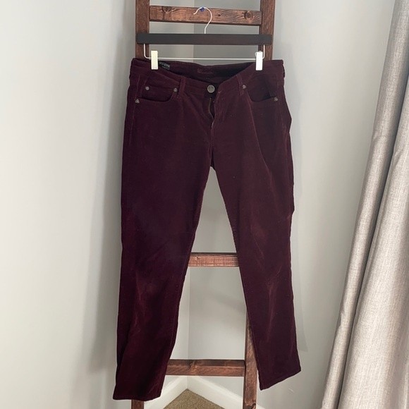 Kut from kloth Maroon corduroys, Size 8 - Picture 3 of 6